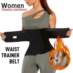 Waist Trainer Workout Waist Cincher Trimmer Belt Tummy Control Body Shaper  Wrap Women