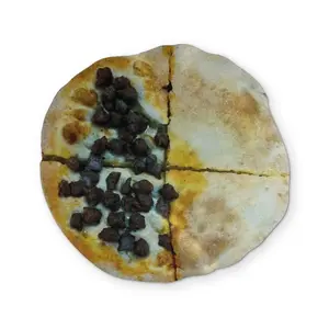 NONE PIZZA WITH LEFT BEEF YOU CAN CLEAN YOUR GLASSES WITH