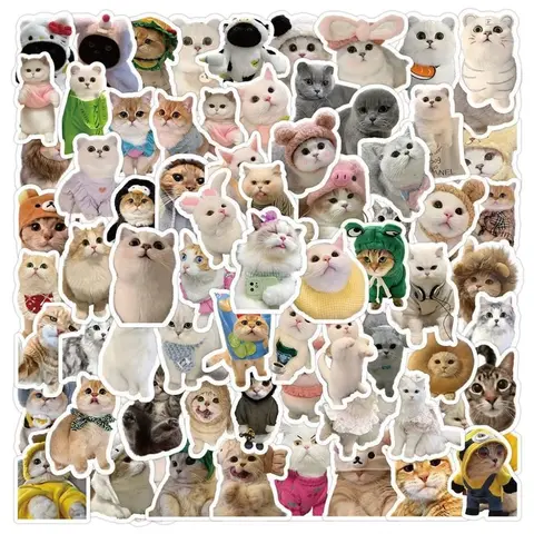(1 Piece) Dog Cat Stickers, Funny Sticker, Gift For Him, Gift For Her