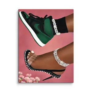 She Can Do Both Canvas