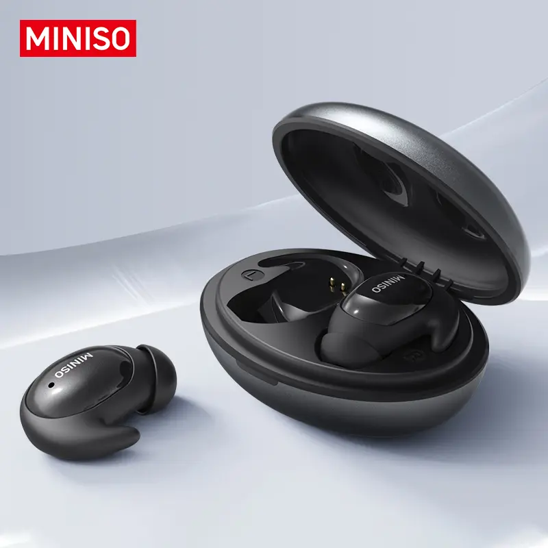 MINISO MS212 Clip On Wireless Headphones with 2025 Bluetooth 6.0