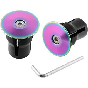 Handlebar Bar End Plugs Caps For Bicycle, Road Bike, Mountain Bike, BMX, MTB, Fixie