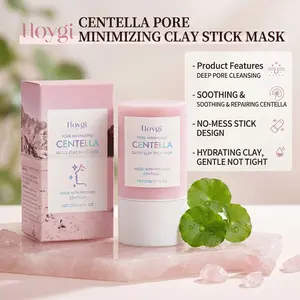 Centella Pore Minimizing Clay Stick Mask - Deep Cleansing & Soothing Facial Mask Stick for All Skin Types, Purifies Pores & Hydrates, Mess-Free Application, 27g/0.95oz