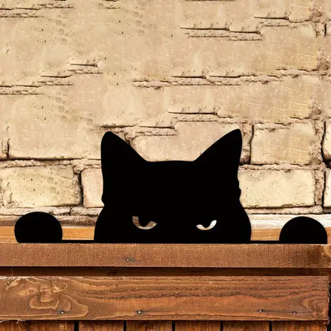 Cat Design Door Topper, 1 Count Metal Cat Door Hanging Ornament, Home Decor for Living Room Bedroom Door Frame, Interior, Home Decor Ornaments, Door Decorations, Home Decor Supplies