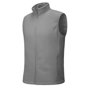 MAGCOMSEN Men's Fleece Vests Zip Up Sleeveless Vest with Pockets Winter Warm Outerwear Jacket for Hiking Outdoor Golf Outdoorfun