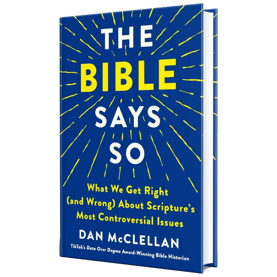 The Bible Says So: What We Get Right (and Wrong) About Scripture’s Most Controversial Issues by Dan McClellan (Hardcover Modern Christianity Book)