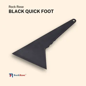 RockRose Black Quick Foot Squeegee Handle for Medium Reach and Precise Control Tool Comfortable Window Window