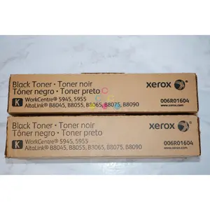 2 OEM Xerox AltaLink B8045,B8055,B8065,WC5945,5955 Black Toners 006R01604