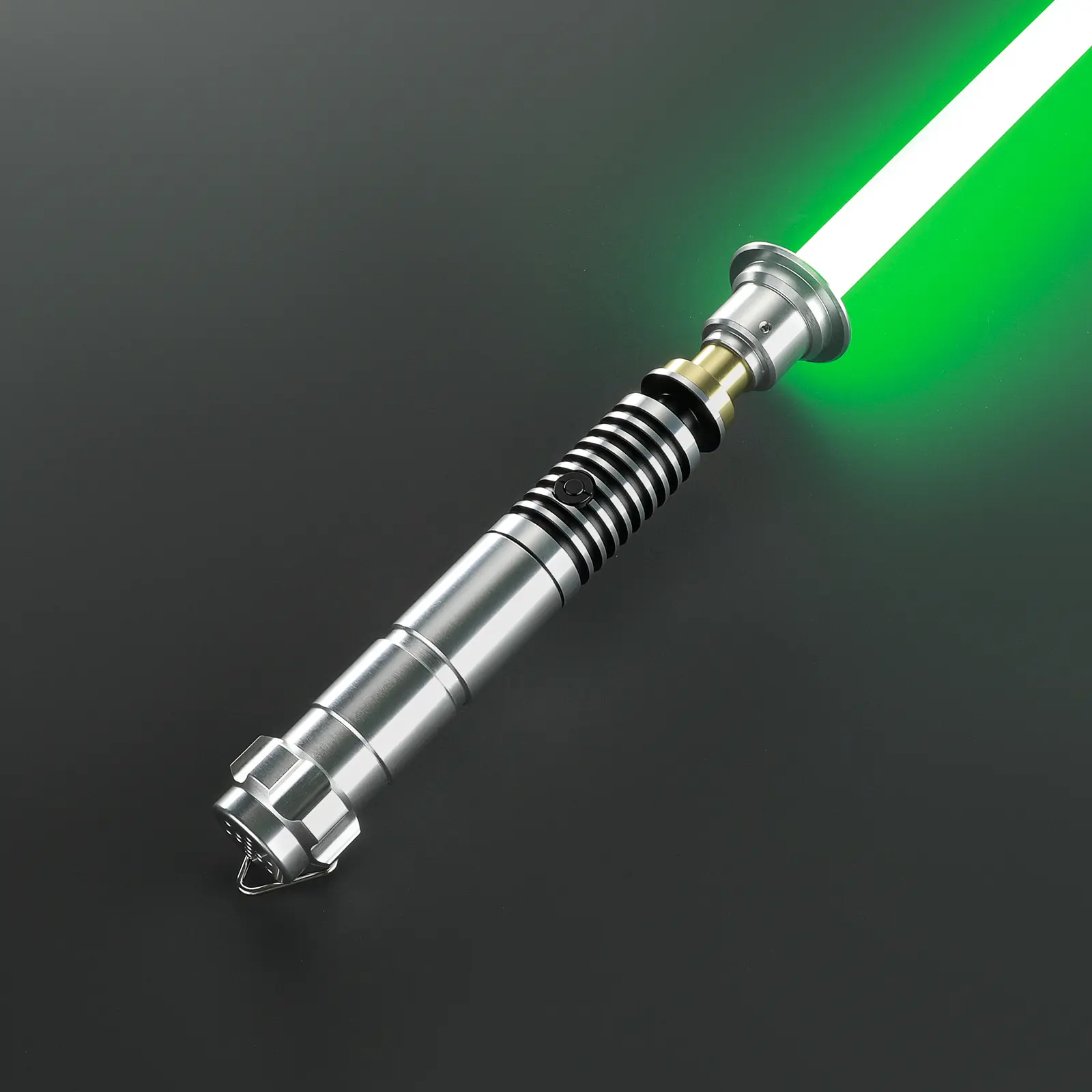 Classic RGB Pixel & Bottom-Lit LED Duel Stick, Combat LED Stick with 16/34 Audio Sound Banks, Smooth Swing Motion Effect, Full Metal Alloy Handle, Custom Color Adjustable LED Prop for Performance Combat Game