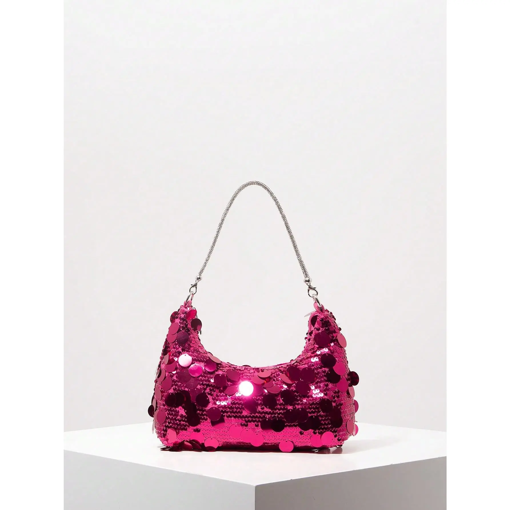 DealsForYouDays Elegant Sequin & Rhinestone Decor Shoulder Bag, Glittering Tote Bags For Ladies, Wedding Party Evening Bag, Party Dresses For Women