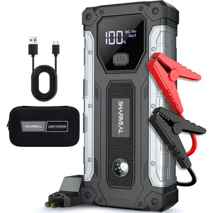 Car Jump Starter 4000A, Jump Starter Battery Pack for Up to 10.0L Gas and 8.0L Diesel Engines, 12V Portable Jump Box with LED Light