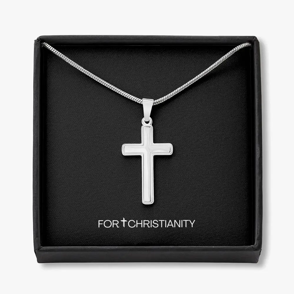 For Christianity Personalized Cross Necklace