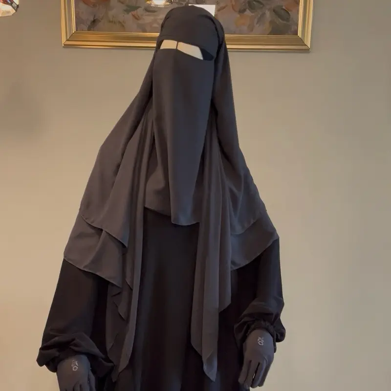 Three layers niqab