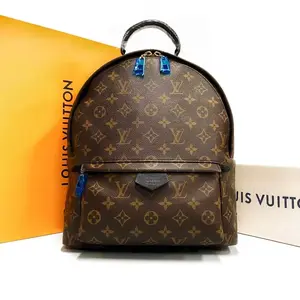 Pre-owned Louis Vuitton · Travel Bags Palm Springs backpack in monogrammed calfskin, medium size.