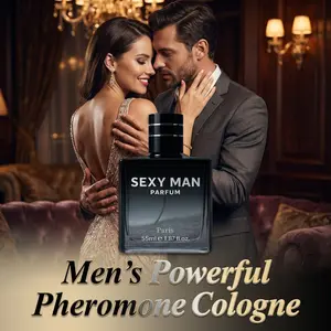 Men's Power Pheromone Perfume featuring floral fruity woody scent that lasts all night. Formulated to attract her completely, keep her craving your presence, and create an unforgettable wild romantic night. Ideal Christmas or Anniversary gift for him