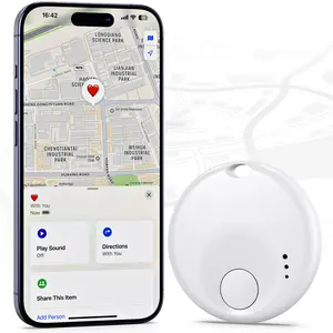 Creativity Home Smart GPS Tracker Portable Mini Tracking Device With Button Battery For Apple Find My Key Smart Tag Child Finder Pet Car GPS Lost Smart Tracker IOS System