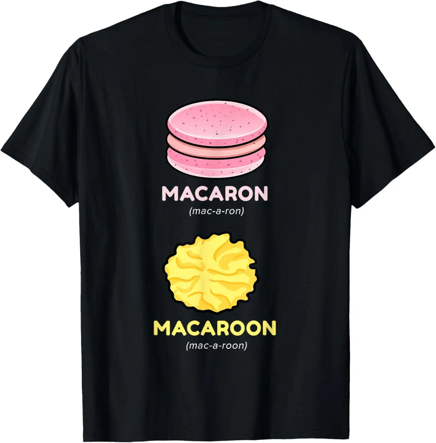 100% cotton Unisex Macaron Macaroon Macaron Lover T-Shirt