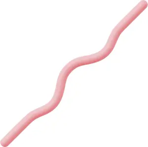 Bala Beam - 36" Ergonomic Strength Training Bar with Soft Silicone Coating Yoga Equipment Workout Bands