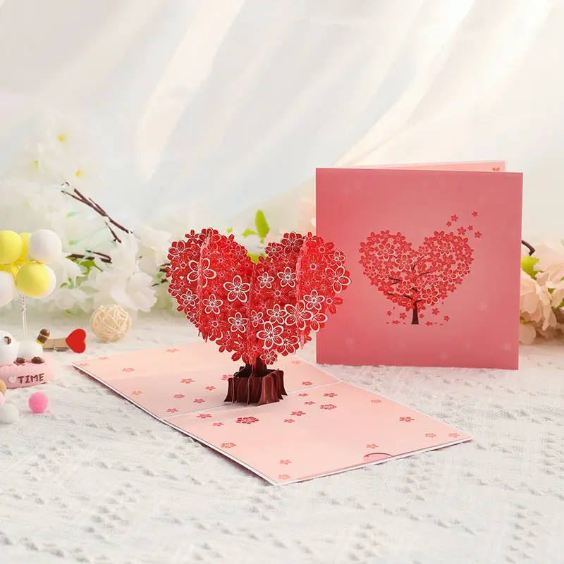 3D Handmade Paper Greeting Card for Mother's Day Christmas Valentine