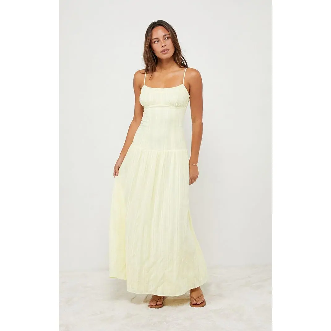 adella corset maxi dress Free People Adella Corset Maxi Dress - Ivory