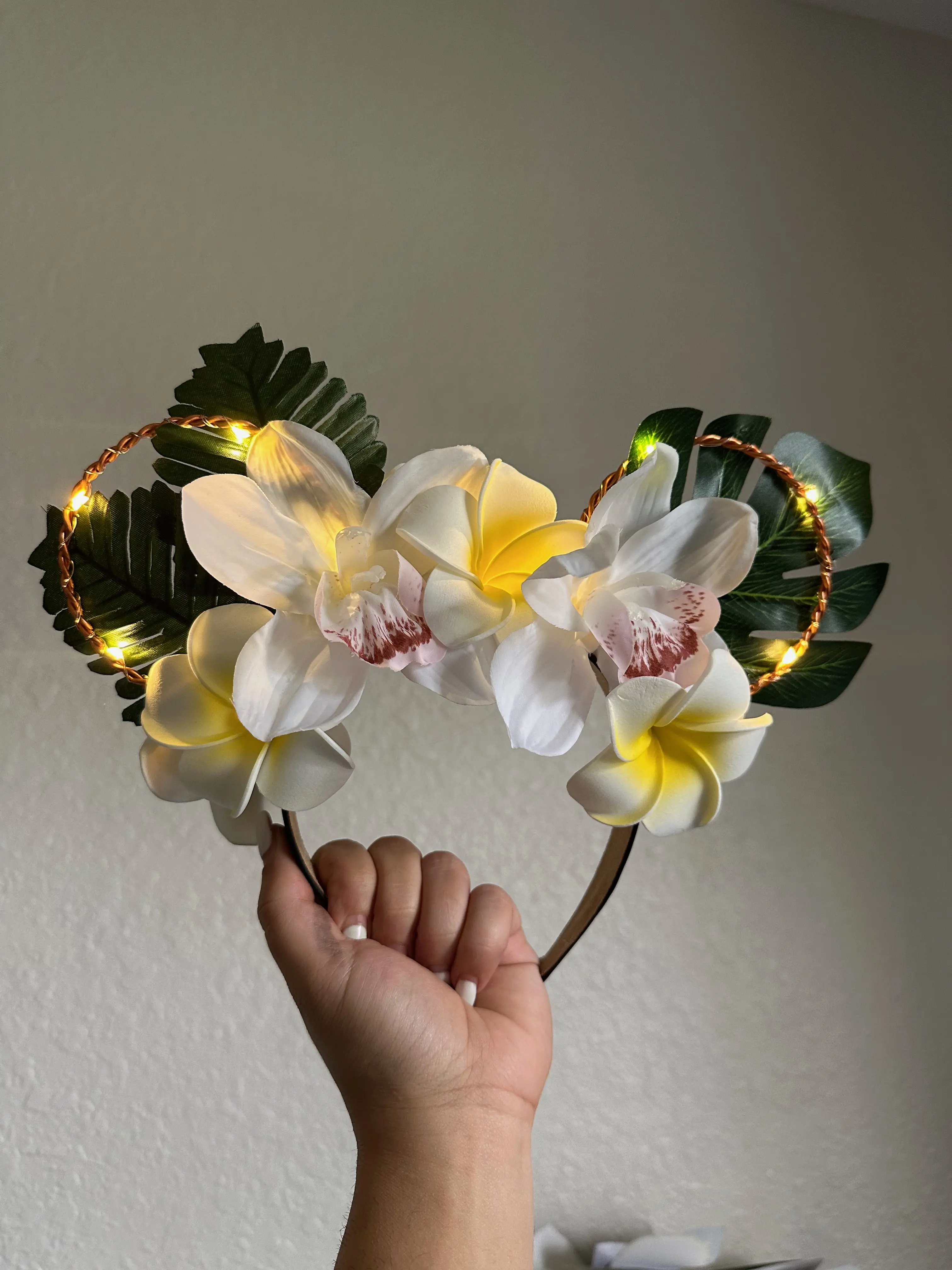 Tropical Floral Ears | Wedding Mouse Ears, summer mouse ears
