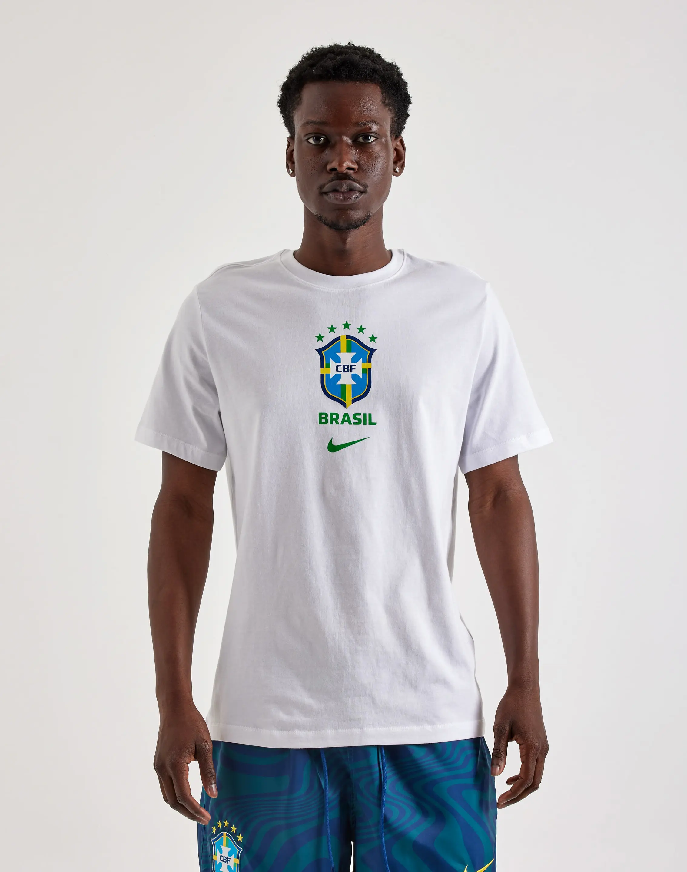 Mens Nike Brazil Soccer Tee