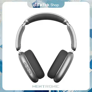 WENTRONIC Y02 Electronic Over-Ear Bluetooth Wireless Noise Cancelling Headphones for Phone Call - Hybrid Active Tech, 60H Playtime, Hi-Res Audio, Foldable, Soft Earpads, Built-in Mic, Compatible with iOS/Android/PC