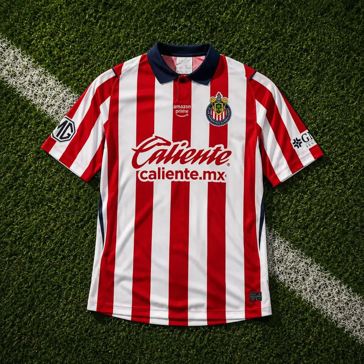26 27 LIGA MX Chivas de Guadalajara Home Soccer Jersey – Liga MX Fans Version, Quick-Dry Breathable Short Sleeve Football Shirt for Match Day, Training & Everyday Wear
