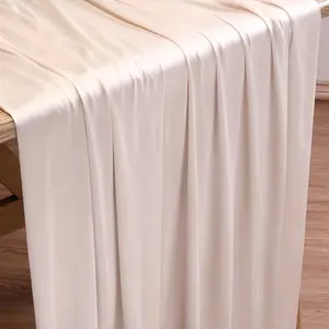 Silk Fabric Sold by Yard/meter, Width 150cm/60in, Shiny Soft Material, Ideal for Wedding Dresses, Bridal Accessories, Handmade Crafts