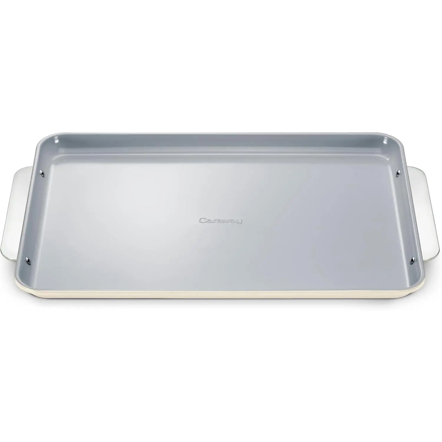 Caraway Non-Stick Ceramic Baking Sheet - Naturally Slick Ceramic Coating - Non-Toxic, PTFE & PFOA Free - Perfect for Baking, Roasting, and More - Large (18" x 13") - Cream