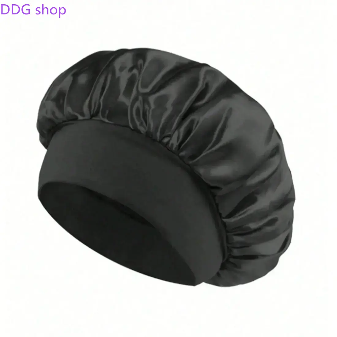 2-pack Silk Sleep Cap, Satin Hair Cap, Women Wide Brim High Elasticity Cap, Charmeuse Sleep Cap, High-End Satin Hair Care Cap, Curly Hair Silk Headband,summervibes