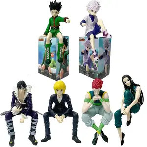 Anime Hunter*Hunter Figure Kurapika Action Figure Chrollo Illumi Hisoka Figurine Collection Noodle Stopper PVC Model Toys Gift