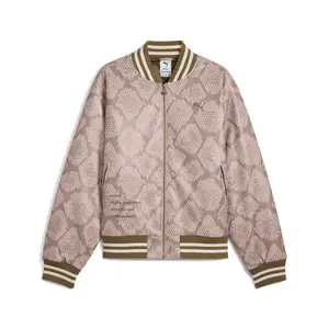 PUMA Mens Special Items Year Of The College Jacket Athletic Outerwear Casual - Beige