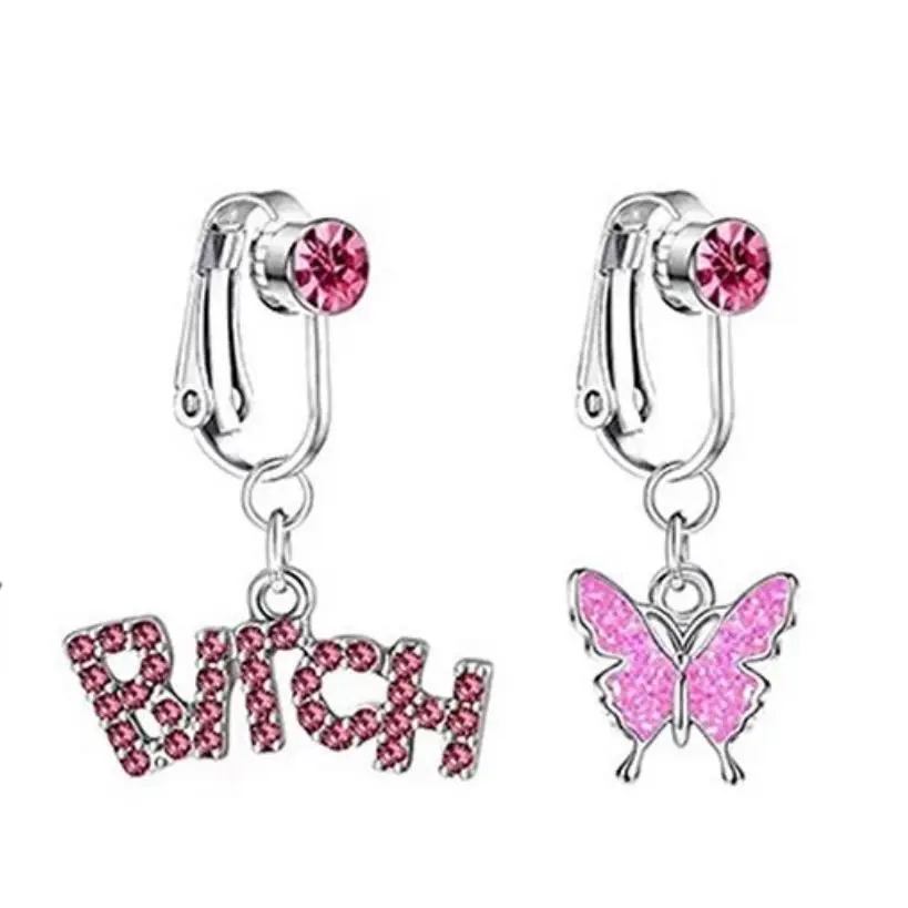 Y2K clip on belly rings (2)