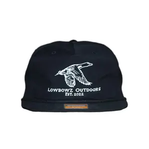 Black Mallard Rope Hat