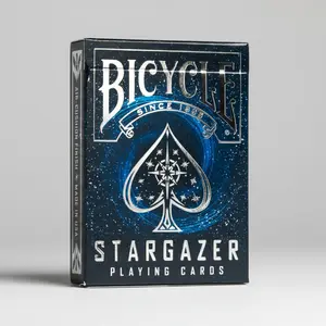 Bicycle Stargazer Playing Cards – Black Hole Neon Galaxy Deck