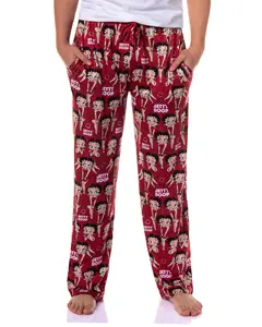 Betty Boop Pajamas Men's Blowing Kiss Poses AOP Lounge PJ Pants