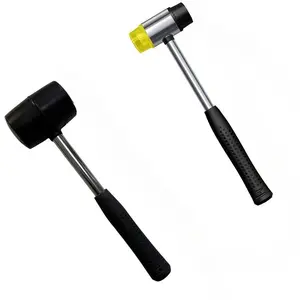 Rubber Hammer for Tiling and Paving, Shock Absorbent Mallet Tool, Available in Small and Large Sizes for Installation Projects