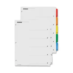 Cardinal Brands- Inc CRD61013CB One Step Index System- Numbered 1-10- 10 Tabs- Clear