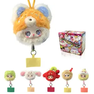 Baby Three Lila Tea Party Surprise Collectibles -  Soft Furry Plush Dolls, Random Vinyl Figurines, Sealed Hobby Mystery Bags, Cute Backpack Clothing Pins Decor, Fun Collectible Figures for Kids Adults Holiday Gift Party Favors