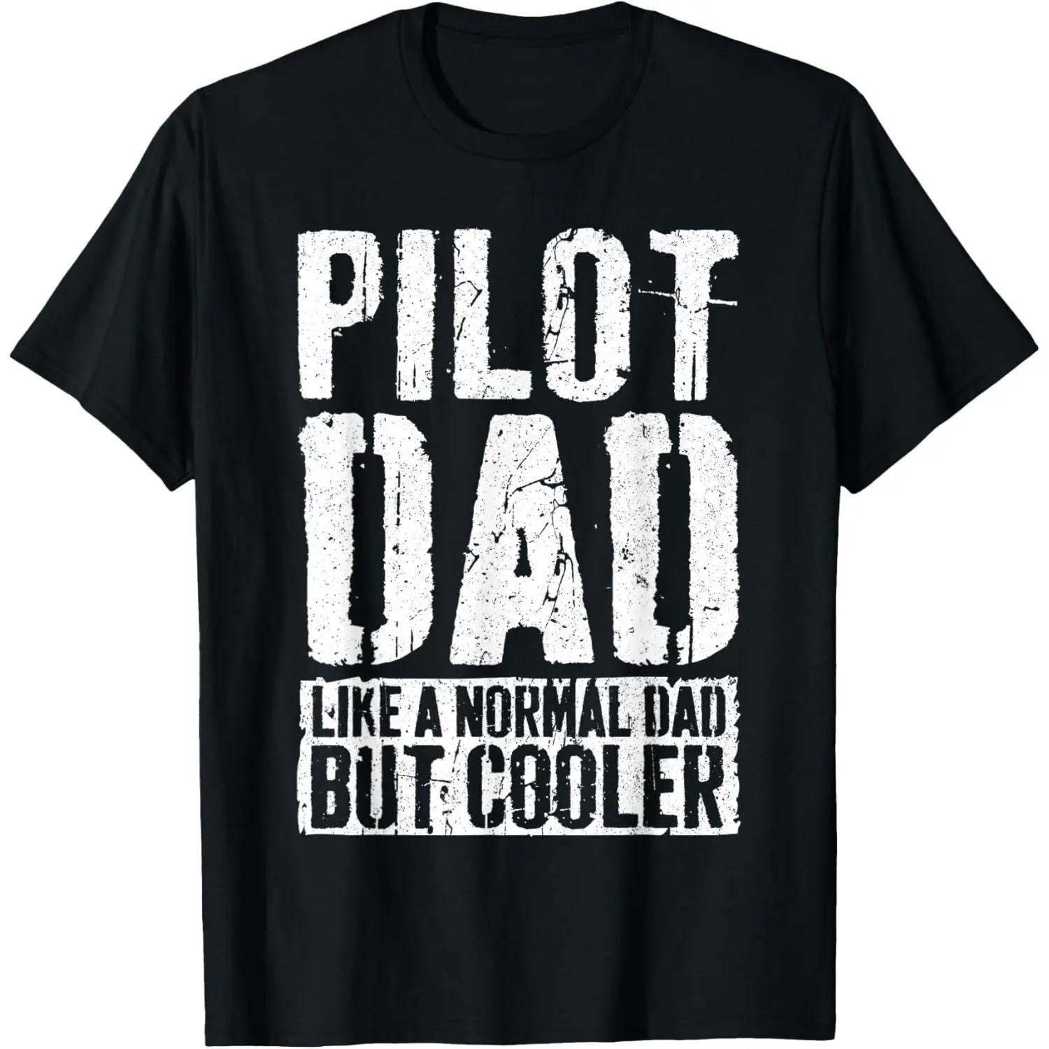 Pilot Dad Shirt Men Fathers Day Aviation Pilot T-Shirt Pure Cotton Graphic Tees Menswear Top: Gifts for Men & Women