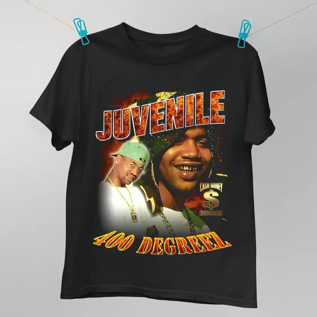 Juvenile 400 Degreez Southern Hip Hop Vintage Graphic Shirt HY7110