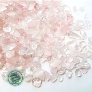 Rose Quartz Crystal Chips 4-8mm | Rose Quartz Chips, Natural Crushed Rose Quartz, Tumbled Rose Quartz, Orgone, Jewelry, Inlay, Arts & Crafts