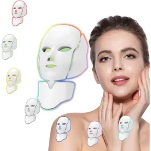 7-Color LED Facial Mask Device, Home-Use Multi-Color Light Mask for Daily Skin Repair & Therapy, Suitable for All Skin Types tiktokshopspringglowup