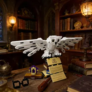 Owl Building Block Model Assembly, Holiday Gift Ceiling, Educational Stress Relief Puzzle Toy, New Year Surprise for Brick Lovers