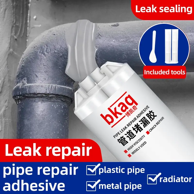 Leak Repair Glue for Pipes, Anti Leak Metal & Plastic Pipe Sealing, Leak Proof Seal, Sealing Power, Radiator Leak Prevention, Various Pipe Plugging Solution, Leak Resistant