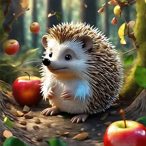 Cute Hedgehog Wooden Puzzle, Unique Irregular Animal Shape, Perfect Gift for Lovers & Friends, Party Game, DIY Leisure, Fun Toy, Home Decor