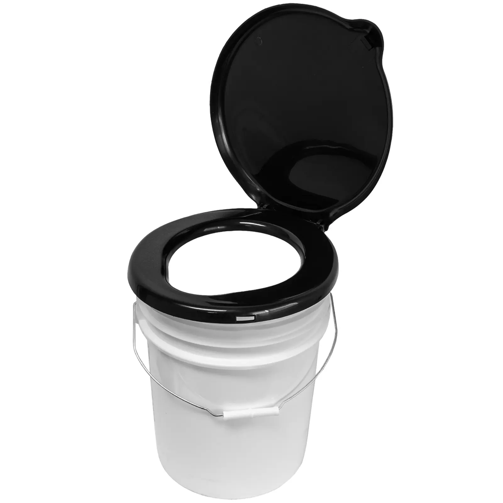 ASR Outdoor 5 Gal Bucket Portable Toilet Seat with Lid, Camping Supplies for Nature Lovers, Hygienic Camping Toilet & Travel Potty for Emergencies