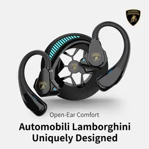 Automobili Lamborghini Official Wireless Earbuds | Sport Ear Hook Bluetooth 6.0 Electronic Headphones, Audifonos | Deep Bass, Low Power, Noise Cancelling | for Running, Gym, Gaming & Daily Earphones Audio Headset fathersdaygift tiktokshopcreatorpicks