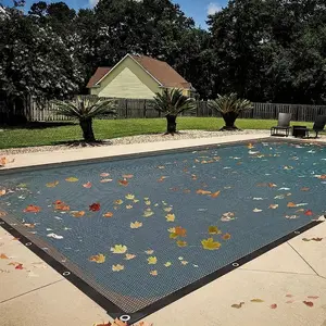 Leaf Net Pool Cover Protecting Your Pool, All-Weather Durable Design with 70% Shading Rate, Ideal for Leaf Debris Prevention